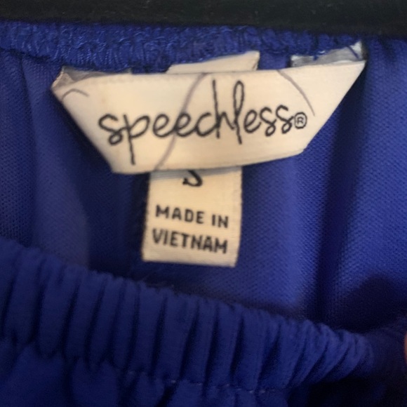 Royal blue off the shoulder dress - Picture 5 of 5